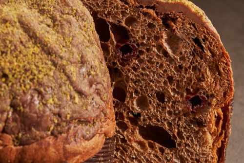 Panettone guanaja, pistacchio e amarene - Ricetta professionale