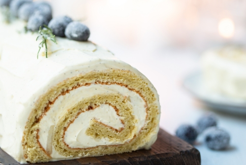 Tronchetto di natale alla vaniglia