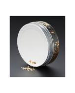 Contenitore bucherellato mini quadrati d’oro