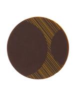 decorazione cerchio righe gialle di chocolatree