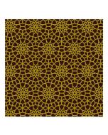 foglio trasferibile mosaico giallo oro di chocolatree