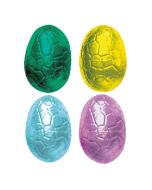 assortimento uova pralinato mandorle e nocciole fondenti e al latte incartate di valrhona