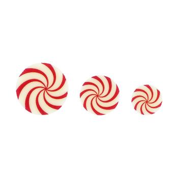 decorazione cerchio spirale rossa 3 dimensioni di chocolatree