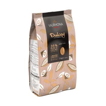 cioccolato di colore biondo dulcey 35 di valrhona