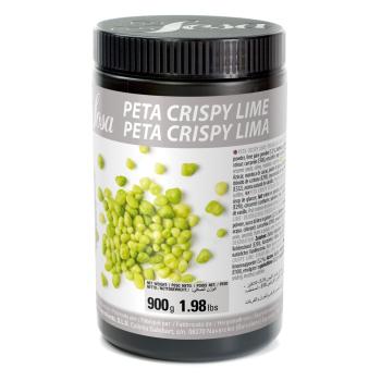 peta crispy cioccolato bianco color lime di sosa