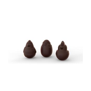 stampo famiglia pulcino 7cm di valrhona