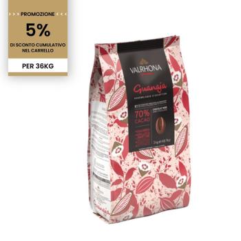 promozione cioccolato fondente guanaja 70 12 x 3 kg di valrhona