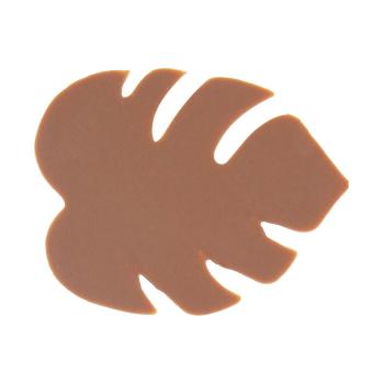 decorazione foglia esotica puro latte di chocolatree