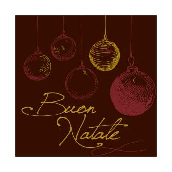 decorazioni quadrate buon natale di chocolatree