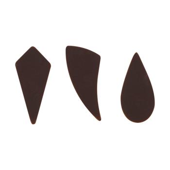 decorazione petali puro fondente 3 modelli di chocolatree