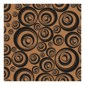 trasferibile cerchi marroni di chocolatree