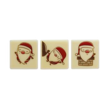 decorazioni quadrato babbo natale 3 modelli di chocolatree