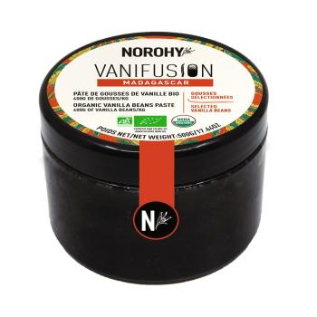 pasta di baccelli di vaniglia del madagascar bio di norohy