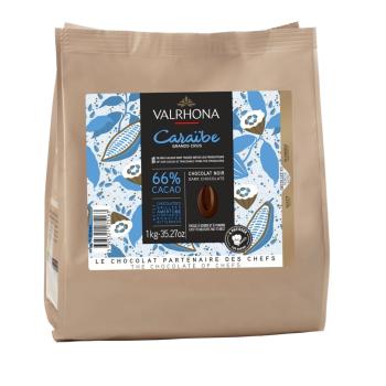 cioccolato fondente caraibe 66 1 kg di valrhona