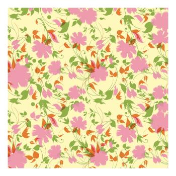 trasferibile foglie rosa e arancioni di chocolatree