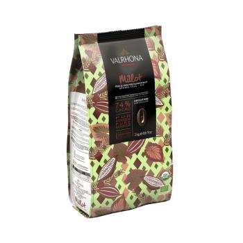cioccolato fondente millot 74 bio di valrhona