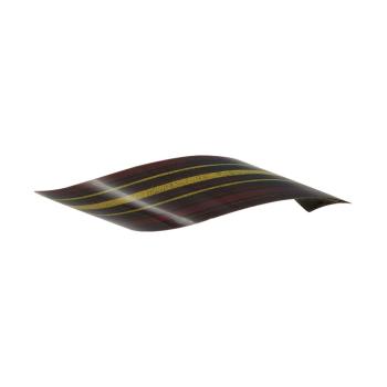 decorazioni voluta rossa e gialla di chocolatree