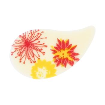 decorazione goccia fiori rosa di chocolatree