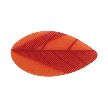 decorazione mini foglia rossa di chocolatree