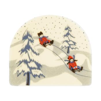 decorazione tonda slitta di chocolatree