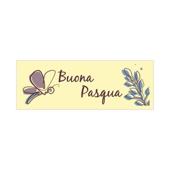 decorazioni rettangolo buona pasqua di chocolatree