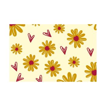 decorazione trasferibile fiori gialli di chocolatree