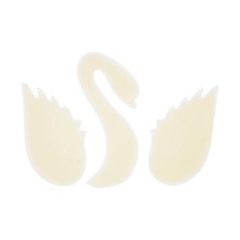 decorazione cigno puro bianco di chocolatree