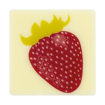 decorazioni quadrate fragola di chocolatree