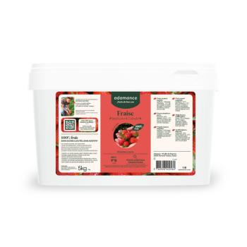 fragola basilicata e calinda in purea surgelata 5 kg di adamance