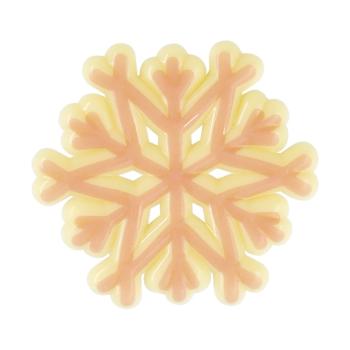 decorazioni fiocco di neve rosa di chocolatree