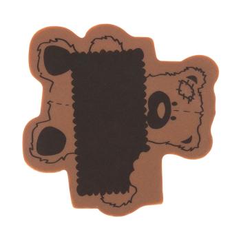 decorazione cartoncino da incidere orso di chocolatree