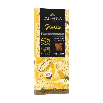 tavoletta di cioccolato al latte jivara 40 di valrhona
