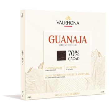cofanetto 18 carre 40 anni guanaja 70 90 g di valrhona