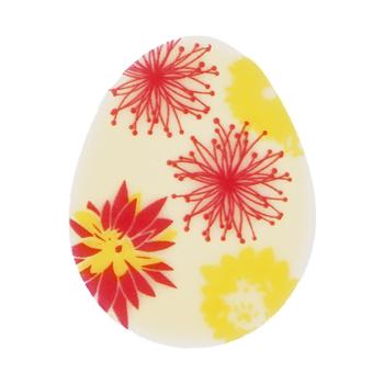 decorazione ovale pasqua fiori di chocolatree