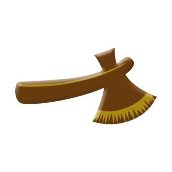 decorazioni ascia di natale di chocolatree