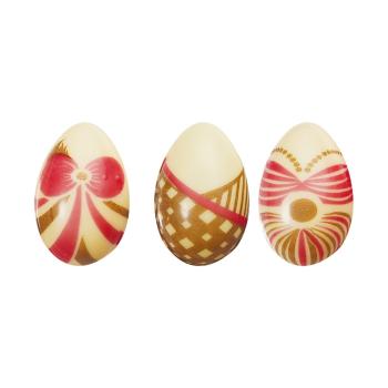 decorazioni uova fiocchi pasqua 3 modelli di chocolatree