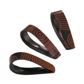 decorazioni nastrino cerchi arancioni di chocolatree