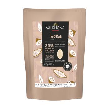 ivoire 35 fave 250 g di valrhona