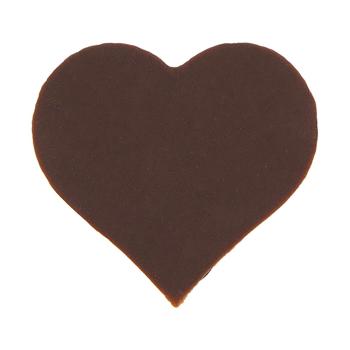 decorazione cuore puro fondente amore di chocolatree