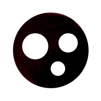 decorazioni rotonde traforate in puro cioccolato fondente di chocolatree