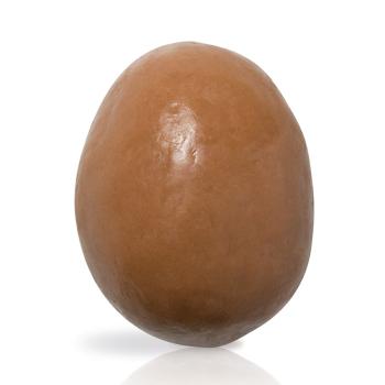 uovo torroncino con copertura di cioccolato al latte di valrhona