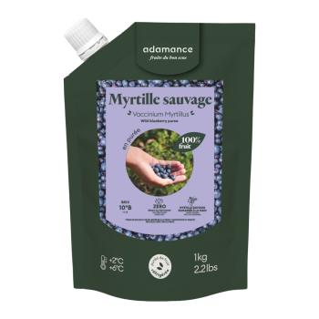 mirtillo selvatico in purea refrigerata 2x1 kg di adamance