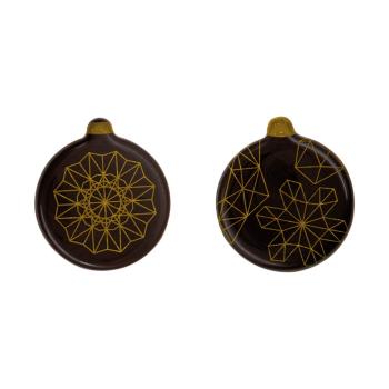 decorazione palline di natale grafiche di chocolatree