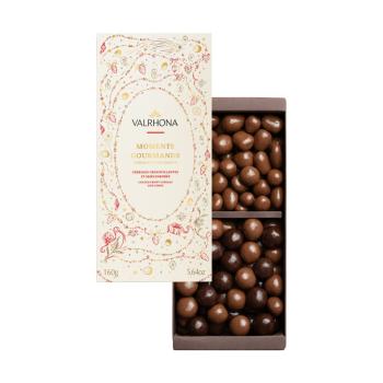 cofanetto momenti golosi fondente e al latte natale 2026 160 g di valrhona