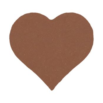 decorazione cuore puro latte amore di chocolatree