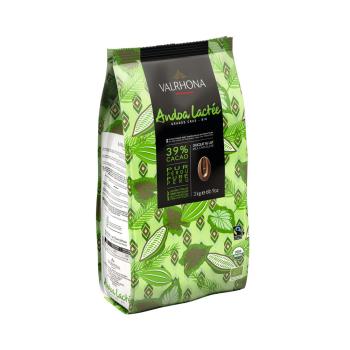 cioccolato al latte andoa lactee 39 bio di valrhona