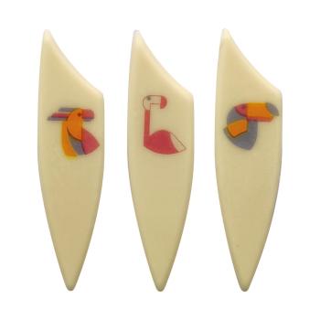 decorazioni punta uccelli 3 modelli di chocolatree