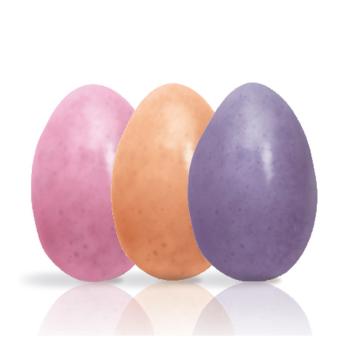 assortimento di uova gelatina di frutta lampone albicocca ribes nero di valrhona