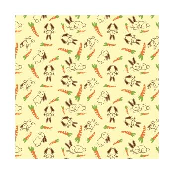 trasferibile conigli e carote pasqua di chocolatree