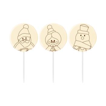 stampo lecca lecca natalizio bastoncini di chocolatree